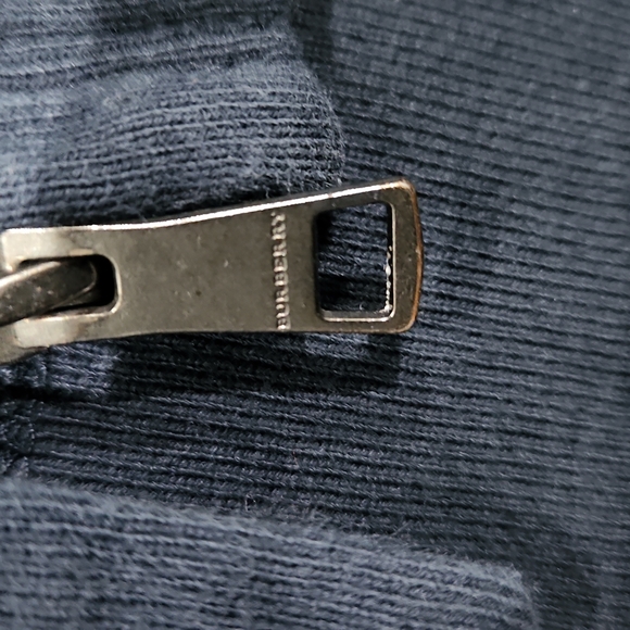 Burberry Kids Navy Blue Zip Up Hoodie Cotton Size 4Y - Picture 9 of 10